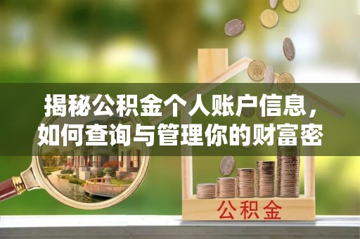扶绥揭秘公积金个人账户信息，如何查询与管理你的财富密码